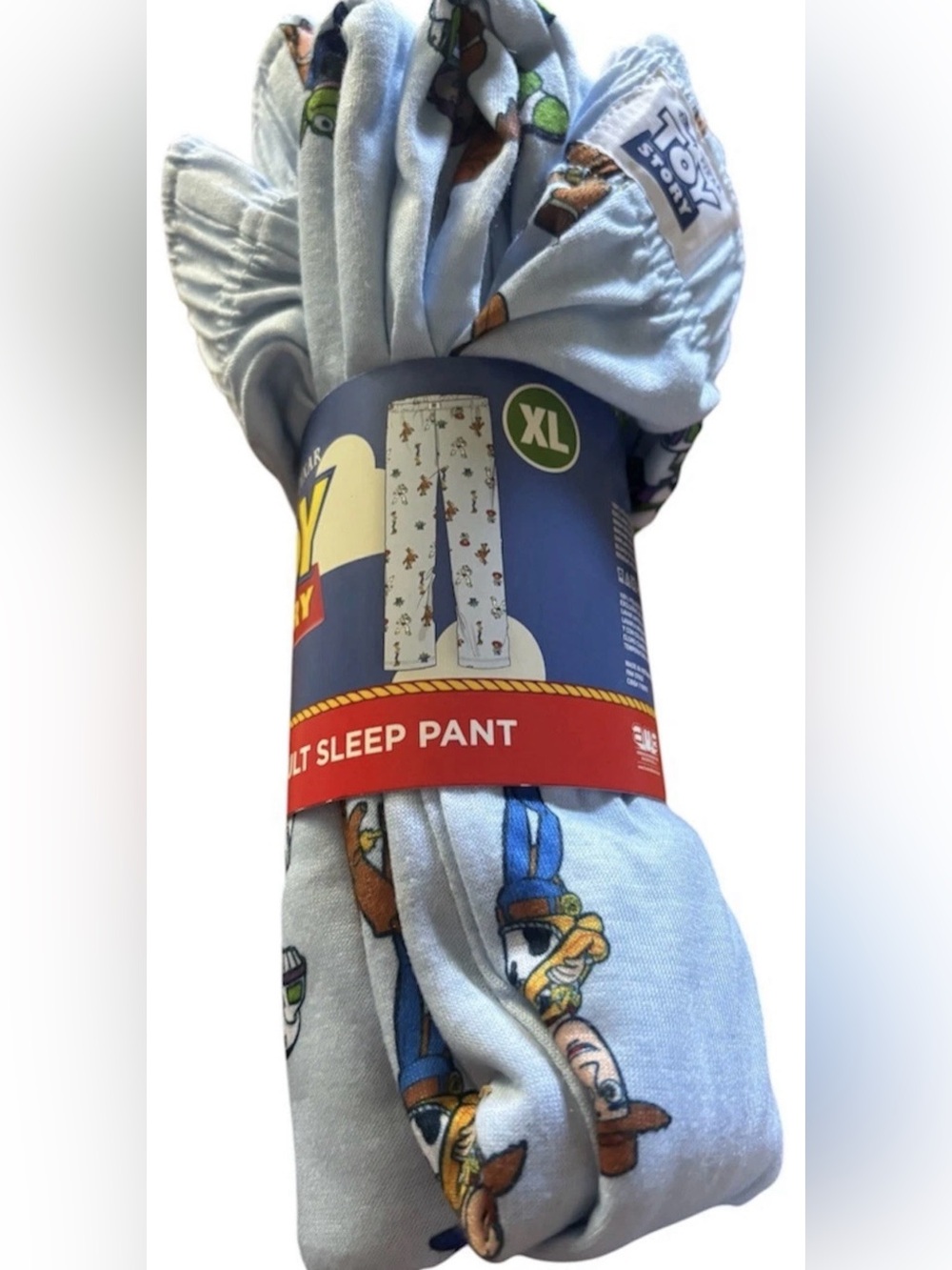 Disney Pixar Toy Story Plush Fleece Sleep Pants Adult XL Aldi NWT Woody Buzz